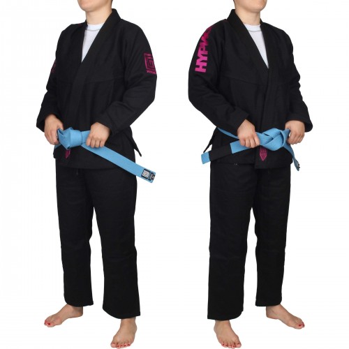 женское кимоно hypnotik VORTEX WOMENS BJJ GI WITH BELT  Black 